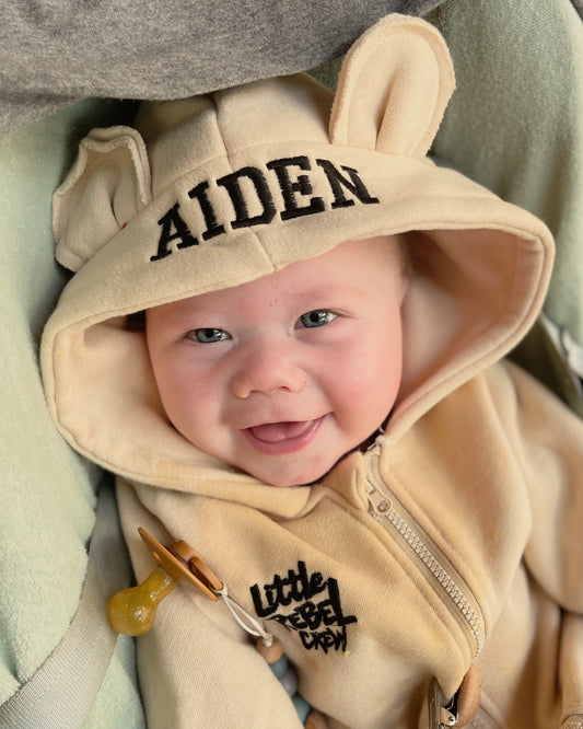 Boxpakje met naam - Taupe