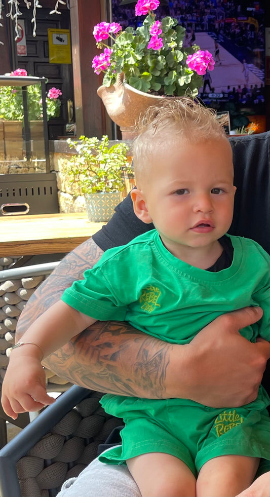 Little Rebel crew - Zomersetje Groen