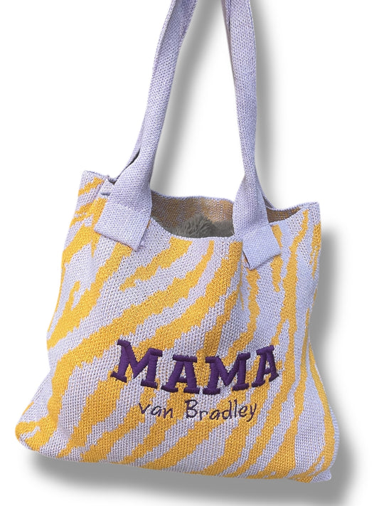 Gepersonaliseerde Mamatas – Zebra Print – “Mama van...”