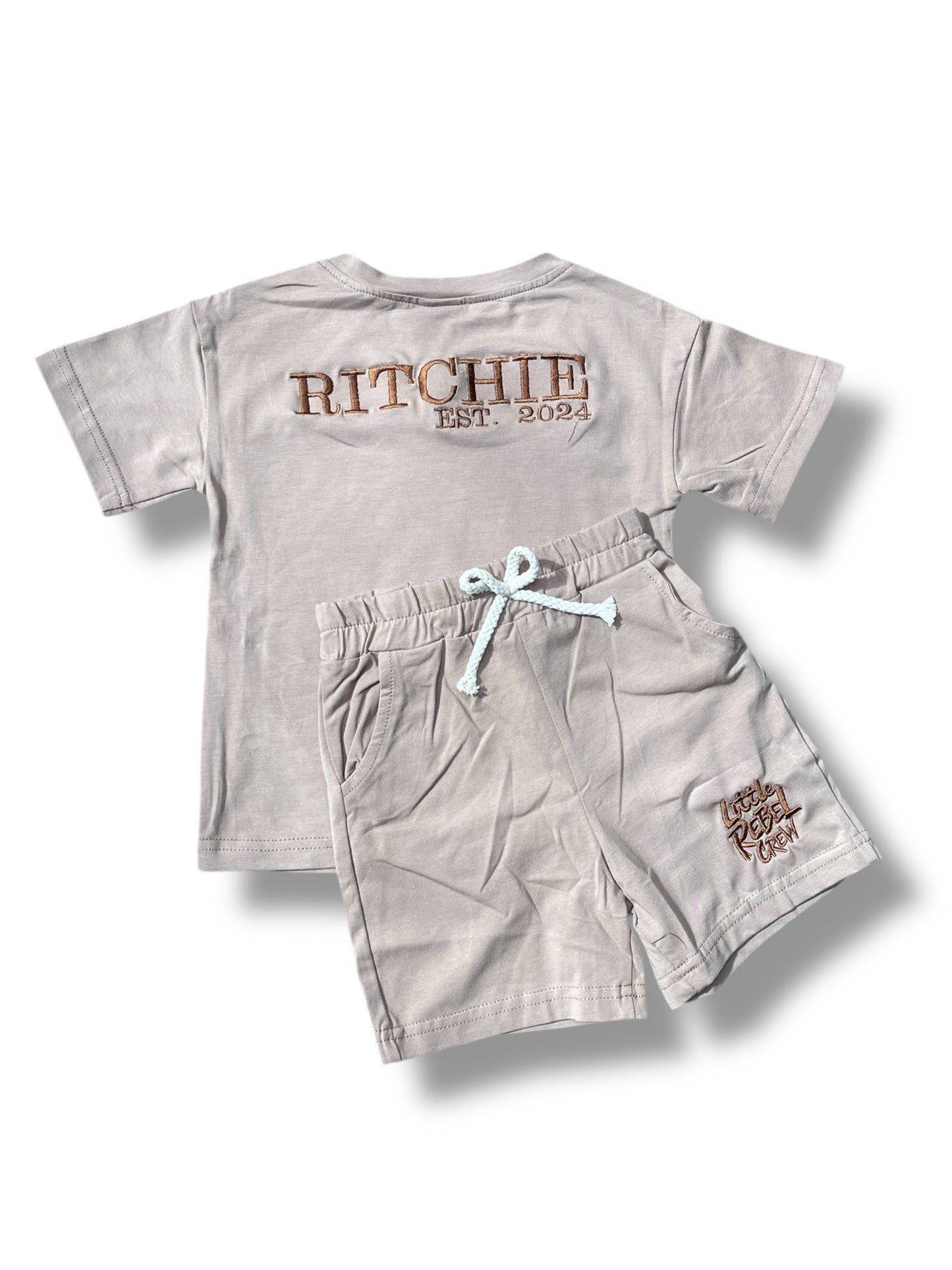 Little Rebel crew - Zomersetje Bruin